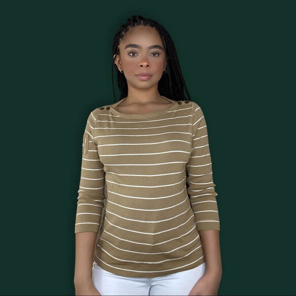 Ralph Lauren Vintage Y2K Striped Top